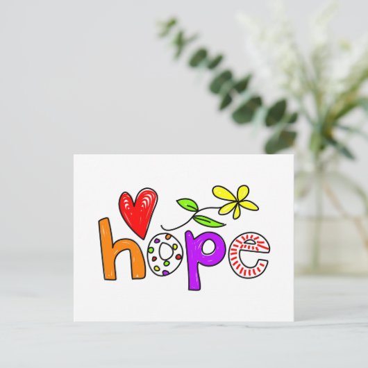 Hoop Briefkaart (Staand voorkant)