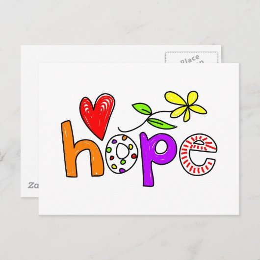 Hoop Briefkaart (Voorkant / Achterkant)