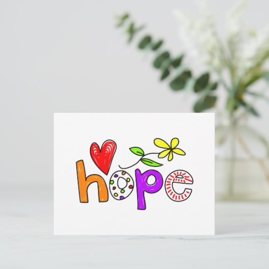 Hoop Briefkaart (Staand voorkant)