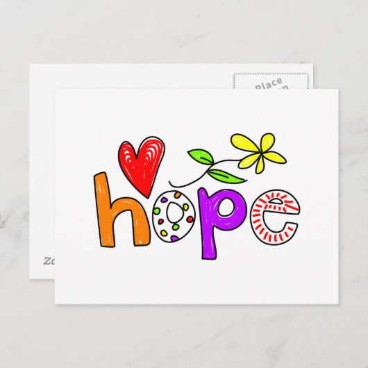 Hoop Briefkaart (Voorkant / Achterkant)