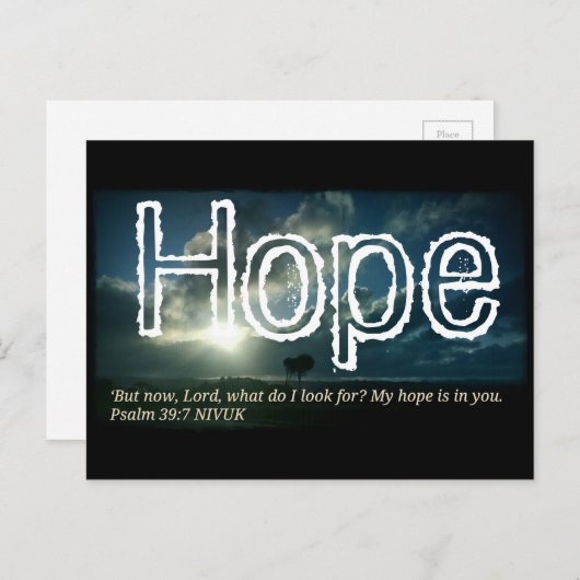 Hoop Briefkaart (Voorkant / Achterkant)