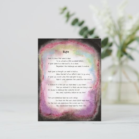 Hoop Briefkaart (Staand voorkant)