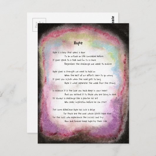 Hoop Briefkaart (Voorkant / Achterkant)