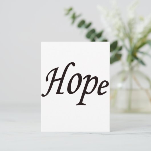 hoop briefkaart (Staand voorkant)