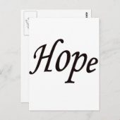 hoop briefkaart (Voorkant / Achterkant)