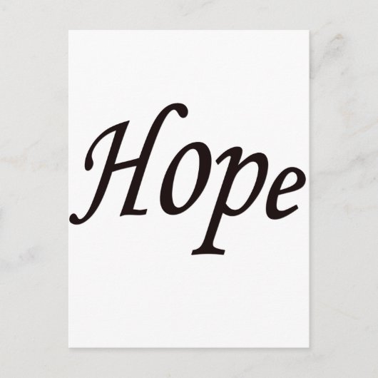 hoop briefkaart (Voorkant)