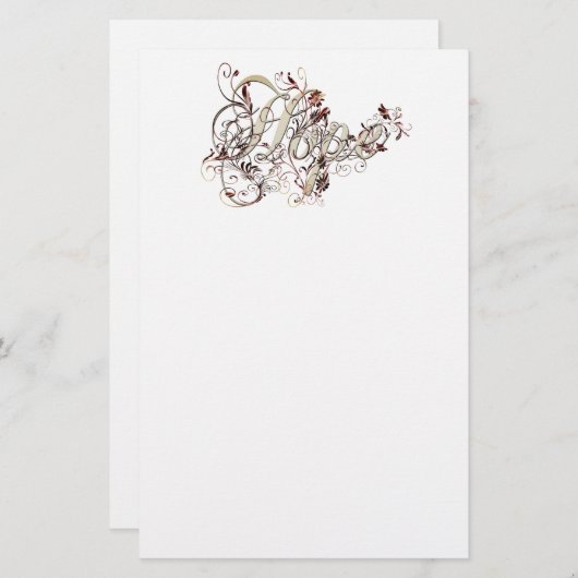 Hoop Briefpapier (Voorkant / Achterkant)