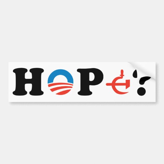 Hoop? Bumpersticker (Voorkant)