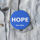 HOOP Button, STEM BLAUWE Button (In situ)