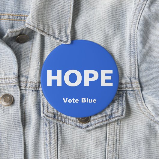 HOOP Button, STEM BLAUWE Button (In situ)