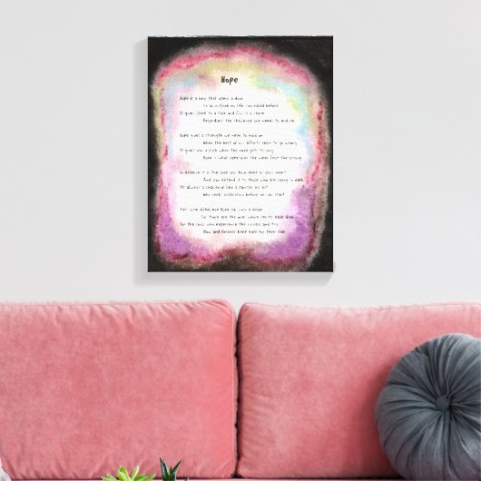 Hoop Canvas Afdruk (Insitu (Woonkamer))