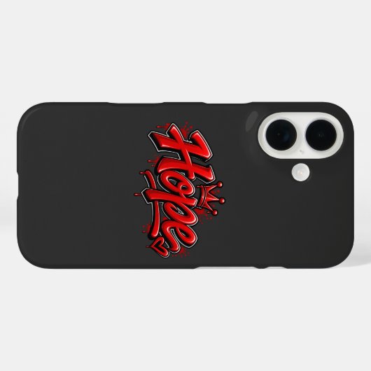 Hoop Case-Mate iPhone Case (Achterkant (horizontaal))