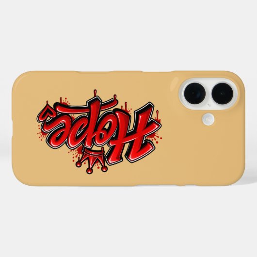 Hoop Case-Mate iPhone Case (Achterkant (horizontaal))