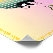 Hoop - cat poster/sunrise Poster (Hoek)