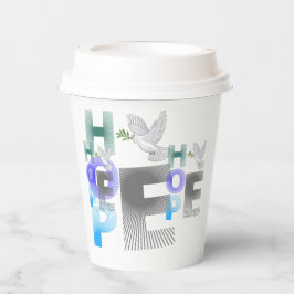 Hoop – Christelijk Faith Inspirerende papieren bek Papieren Bekers