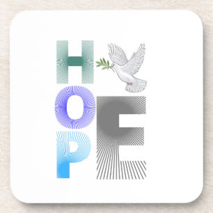 Hoop - Christelijk Geloof Inspirerend Onderzetter