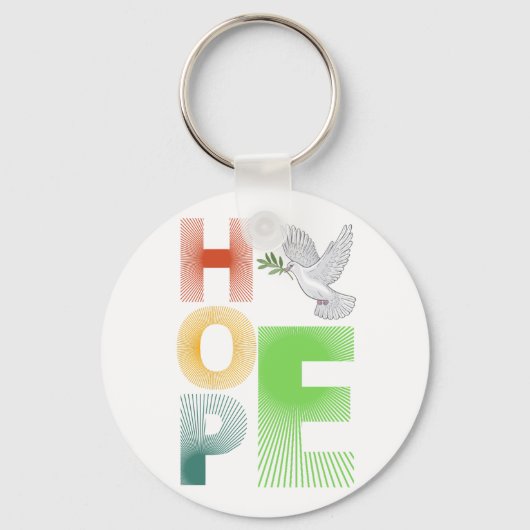 Hoop - Christelijk Inspirerend Sleutelhanger (Voorkant)