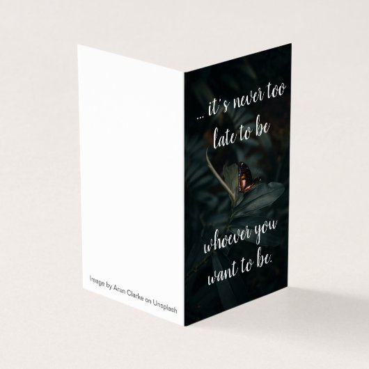 Hoop citaat van F. Scott Fitzgerald Kaart (Buitenkant)