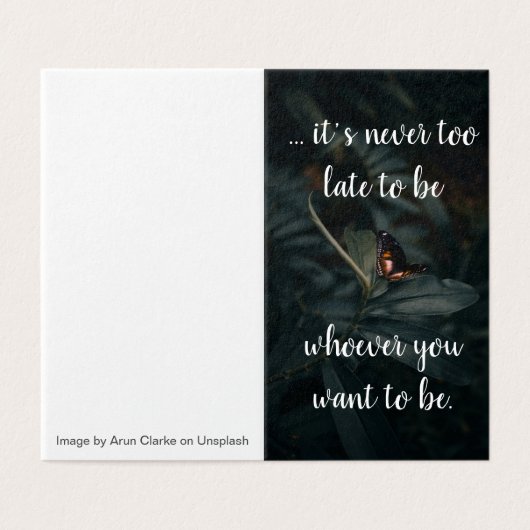 Hoop citaat van F. Scott Fitzgerald Kaart (Buitenkant ongevouwen)