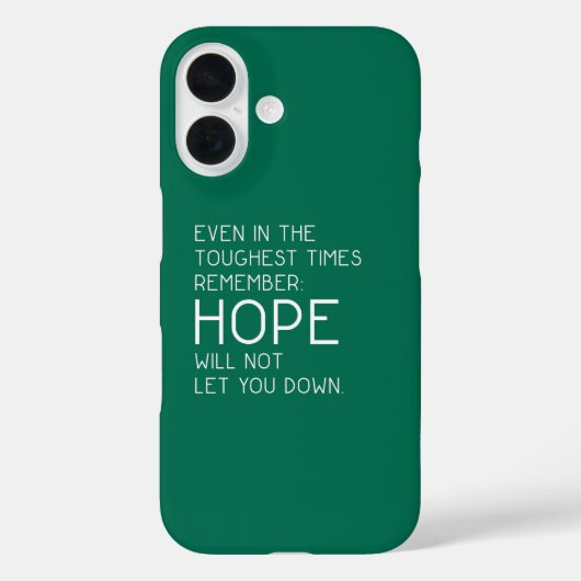 Hoop Citaten Case-Mate iPhone Case (Achterkant)