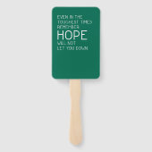 Hoop citaten handwaaier (Achterkant)