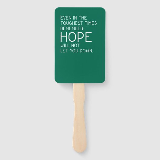 Hoop citaten handwaaier (Achterkant)