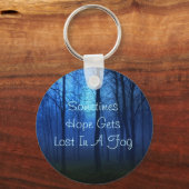 Hoop citeert levensbosfog achtergrond iPod touch c Sleutelhanger (Voorkant)