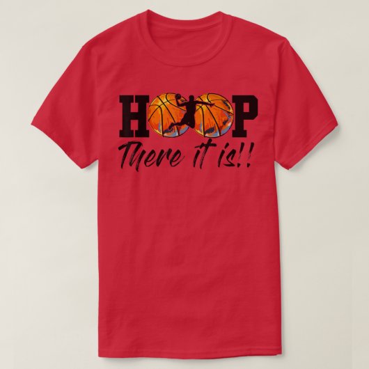 Hoop daar is College March Basketball Madness T-shirt (Design voorkant)