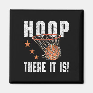 Hoop daar is het! Basketbal B-Ball Fan Magneet