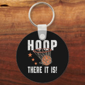Hoop daar is het! Basketbal B-Ball Fan Sleutelhanger (Voorkant)