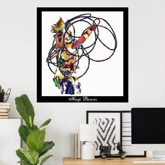 Hoop Dancer~poster Poster (Thuiskantoor)