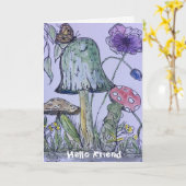 "Hoop dat alles goed met je gaat" wenskaart Kaart (Gele Bloem)