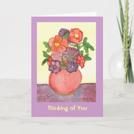 hoop dat de dingen snel beter voor je worden kaart (Voorkant)