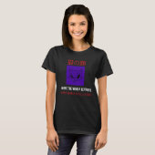 Hoop dat de wereld de kat vernietigt t-shirt (Voorkant volledig)