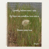 Hoop dat dromen uitkomen planner (Voorkant)