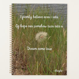 Hoop dat dromen uitkomen planner