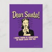 Hoop dat er iets in je zak zit voor mij briefkaart (Voorkant)