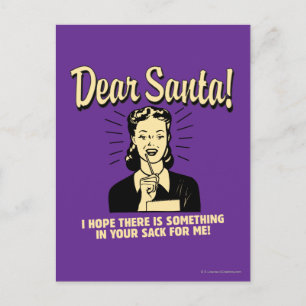 Hoop dat er iets in je zak zit voor mij briefkaart