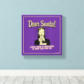 Hoop dat er iets in je zak zit voor mij canvas afdruk (Insitu (Houten vloer))