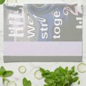 Hoop dat Hillary USA we sterker met elkaar zijn Theedoek (Gevouwen)