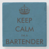 HOOP DAT IK EEN BARTENDER BEN STENEN ONDERZETTER (Voorkant)