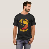 Hoop dat ik geen poema broek grappige losgeslagen  t-shirt (Voorkant volledig)