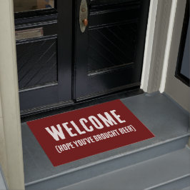 Hoop dat je Beer Welcome Doormat hebt meegenomen Deurmat