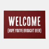 Hoop dat je Beer Welcome Doormat hebt meegenomen Deurmat (Voorkant)