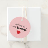 Hoop dat je dag de liefste Valentijn is Bedankjes Labels (In situ)