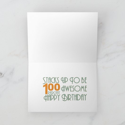 Hoop dat je dag een Geweldige verjaardag wordt Kaart (Binnen)