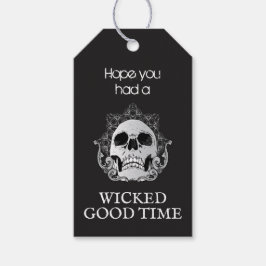 Hoop dat je een schopte goeie tijd Halloween had Cadeaulabel