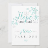 Hoop dat je flauw was kaart (Voorkant)