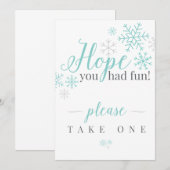 Hoop dat je flauw was kaart (Voorkant / Achterkant)