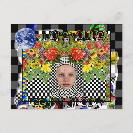 Hoop dat je Groovy voelt Briefkaart (Voorkant)